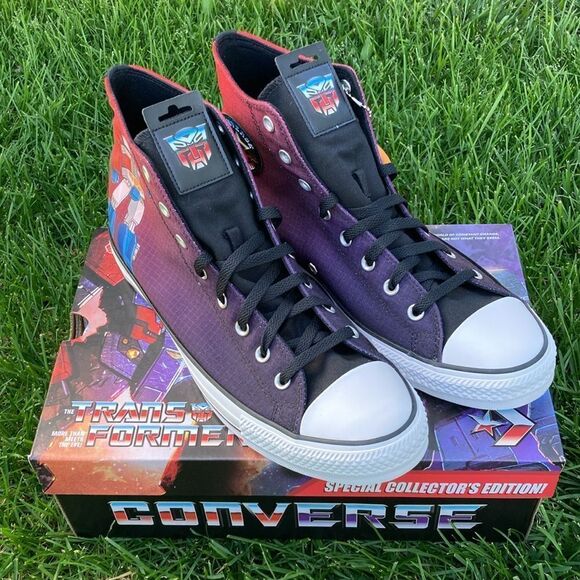 Converse x Transformers Chuck Taylor All Star Autobots Limited Sneaker Shoes 13 - Picture 3 of 16